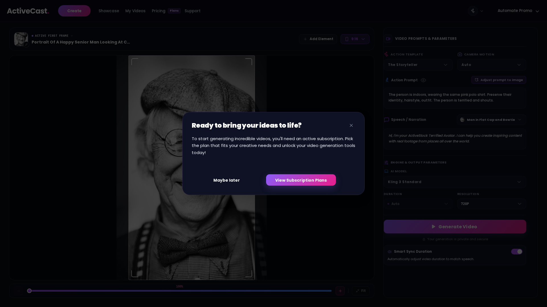 Test failure screenshot